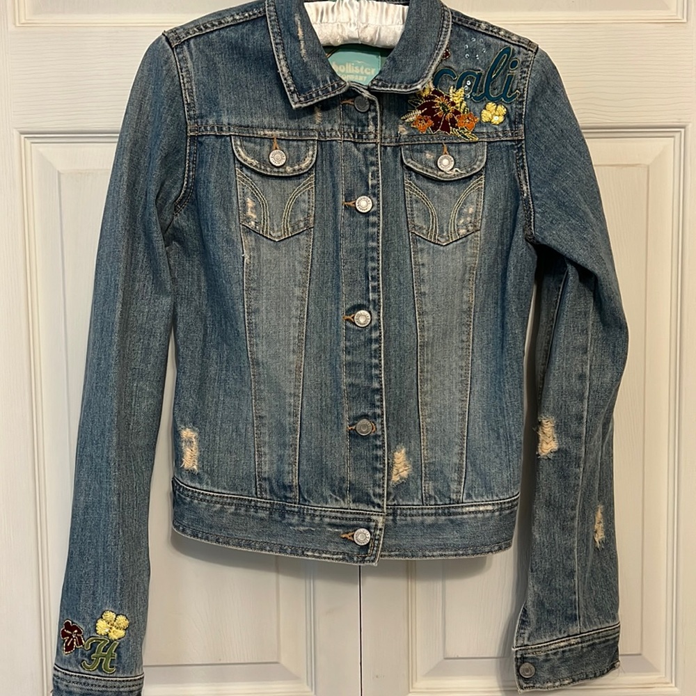 Hollister Jean Denim Jacket, Size M